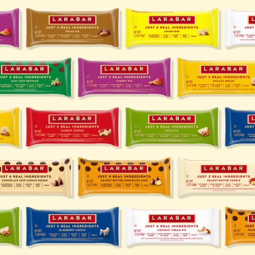 Larabar Peanut Butter Chocolate Chip Fruit and Nut bars Perspective: bottom