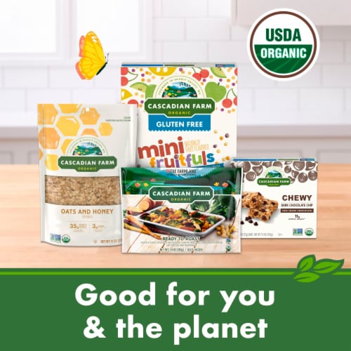 Cascadian Farm Organic Brownie Crunch Cereal Perspective: bottom