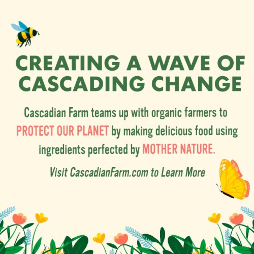 Cascadian Farm Organic No Added Sugar Mixed Berry Cereal Perspective: bottom