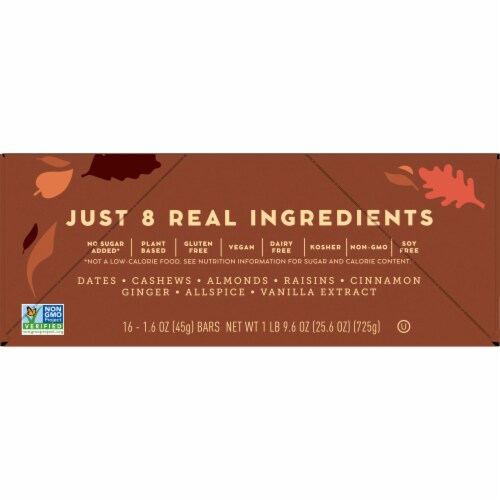 Larabar Gingerbread Fruit & Nut Bars Perspective: bottom
