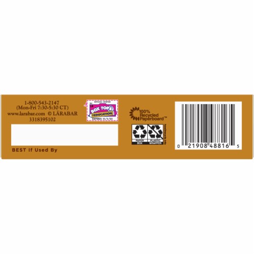 Larabar Peanut Butter Chocolate Chip Fruit and Nut Bars Perspective: bottom