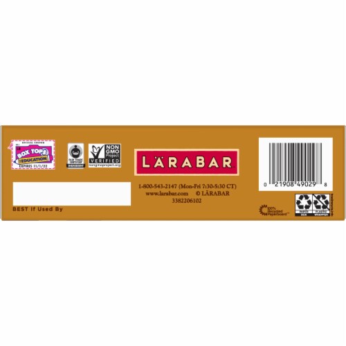 Larabar Peanut Butter Chocolate Chip Nut Bars Perspective: bottom