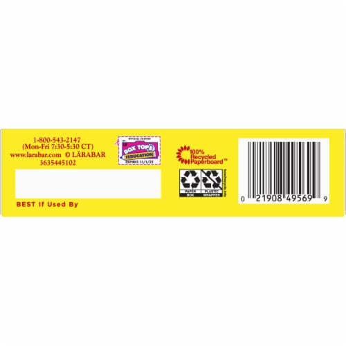 Larabar™ Lemon Bar Fruit & Nut Bars Perspective: bottom