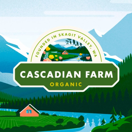 Cascadian Farm™ Organic Whole Grain Oats and Honey Granola Perspective: bottom