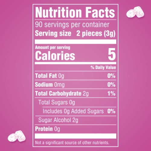 Orbit Bubblemint Sugar Free Chewing Gum Value Pack Bag Perspective: bottom