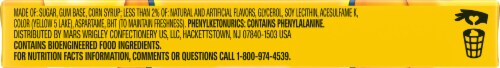 Juicy Fruit® Original Bubble Gum Pack Perspective: bottom