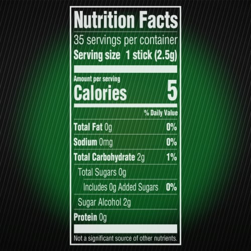 5 GUM Spearmint Rain Sugar Free Chewing Gum Pack Perspective: bottom