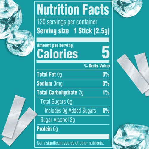 Extra Polar Ice Sugar Free Chewing Gum Bulk Perspective: bottom