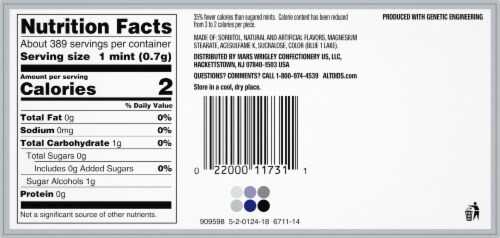 Altoids Arctic Curiously Cool Peppermint Mints (8 Pack) Perspective: bottom