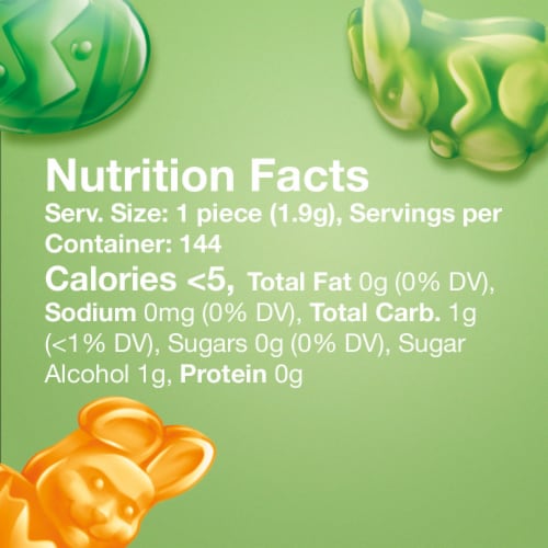 Life Savers Gummies Bunnies & Eggs Easter Candy Assortment Bag Perspective: bottom