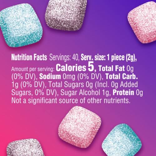 EXTRA Gum Refreshers Berry Mix Sugar Free Chewing Gum Perspective: bottom