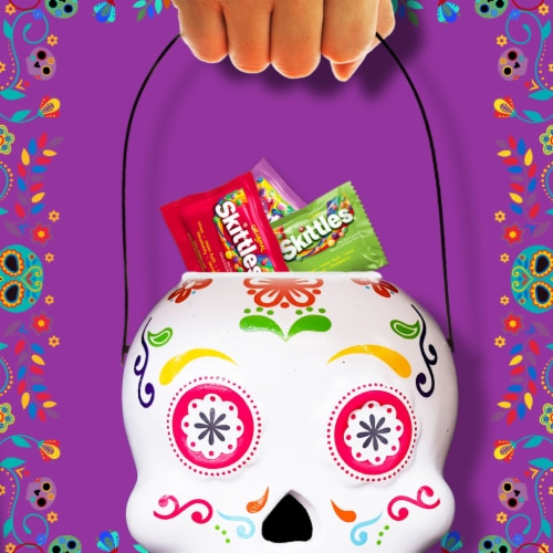 Mars Skittles® Lovers Sour, Wild Berry & Original Halloween Candy Perspective: bottom