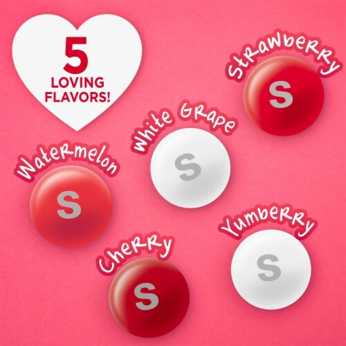 Skittles Love Mix Valentine Bite Size Candies Perspective: bottom