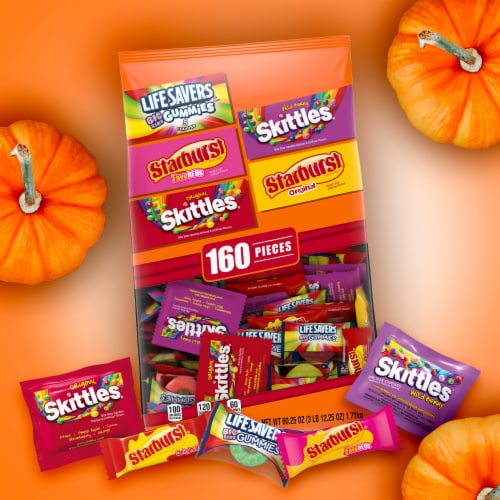 Mars Mixed Sugar Assorted Halloween Candy Perspective: bottom
