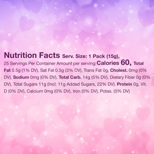 Skittles Wild Berry Valentine's Day Candy Exchange Chewy Candy Perspective: bottom