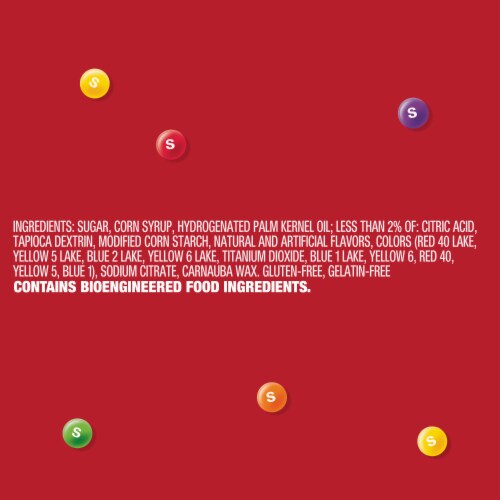 Skittles Littles Original Chewy Summer Candy Share Size Tube Perspective: bottom