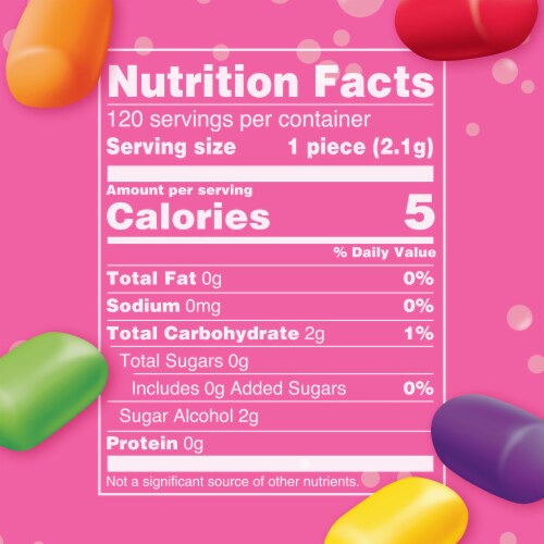 Hubba Bubba Minis Skittles Flavored Bubble Gum Bag Perspective: bottom