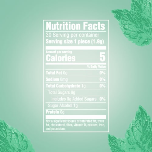 Orbit Sweet Mint Sugar Free Chewing Gum Mega Pack Perspective: bottom