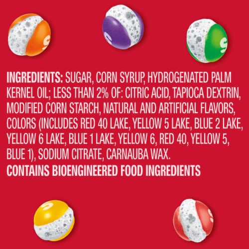 Skittles Pop'd Originals Freeze Dried Candy Bag Perspective: bottom
