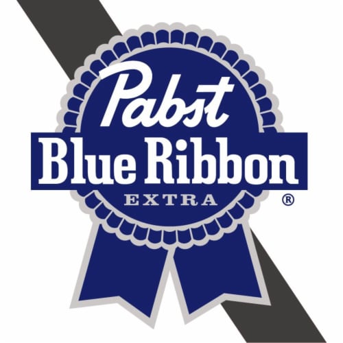 Pabst Blue Ribbon Extra American Lager Beer Perspective: bottom