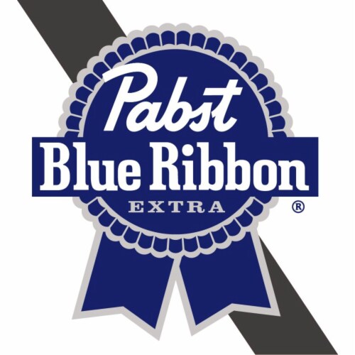 Pabst Blue Ribbon Extra American Lager Beer Perspective: bottom