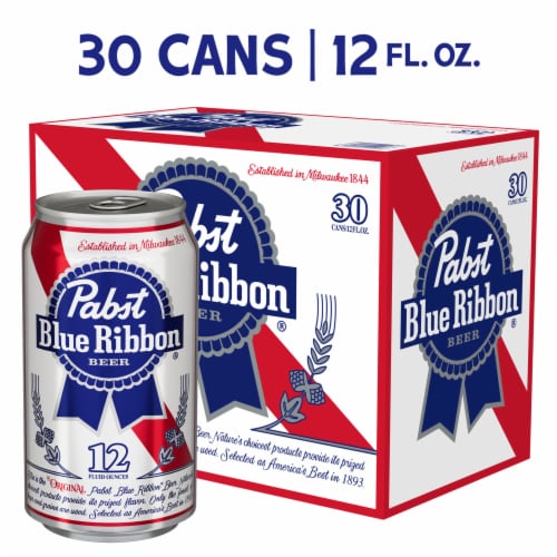 Pabst Blue Ribbon Beer Perspective: bottom