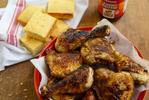 Zatarain's® Cajun Injector Creole Garlic Injectable Marinade Perspective: bottom