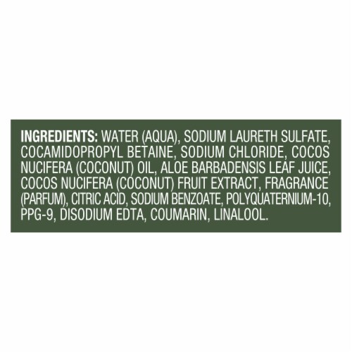 TRESemme Sulfate & Silicone-Free Botanique Coconut & Aloe Vera Shampoo Perspective: bottom