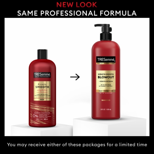 TRESemmé Cruelty-Free Keratin Smooth Shampoo Perspective: bottom