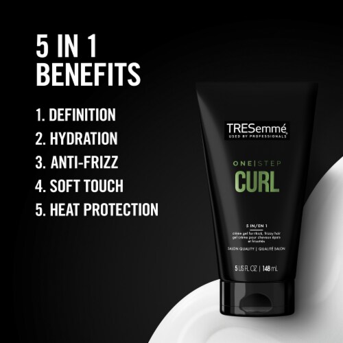 TRESemmé One Step Curl Crème Gel Perspective: bottom