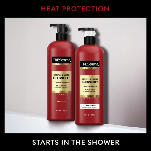 TRESemmé Keratin Smooth Shampoo and Conditioner Perspective: bottom