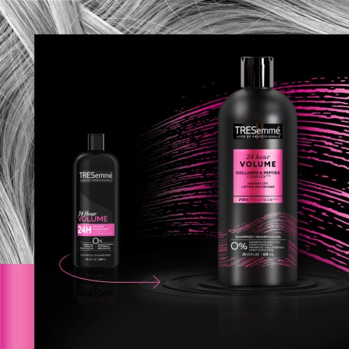 TRESemmé 24 Hour Volume Shampoo Perspective: bottom