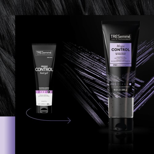 TRESemmé Hair Gel, Mega Control for Frizz Control with Coconut Oil, Alcohol-Free Perspective: bottom