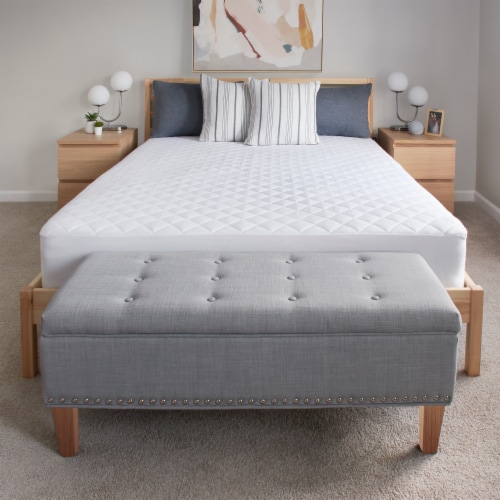 Sealy Luxury Cotton Mattress Pad Perspective: bottom