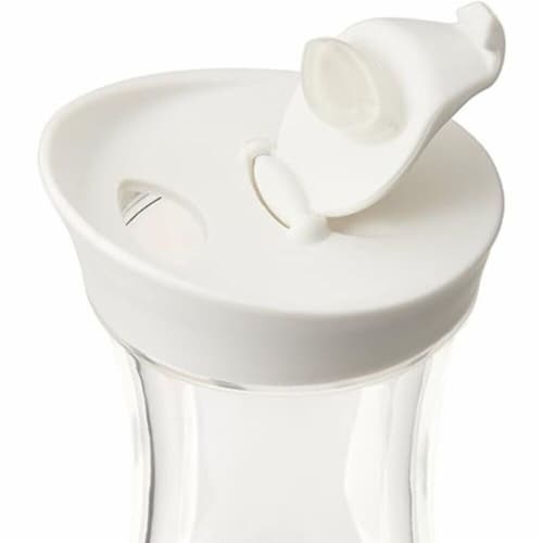 Prodyne J-36-W Acrylic Juice Jar 36 Oz. White Lid- Pack of 12 Perspective: bottom