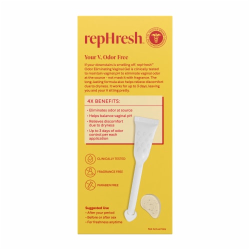 RepHresh Odor Eliminating Vaginal Gel Perspective: bottom