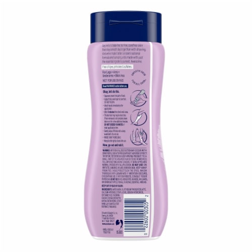 Nair Hair Remover Body Cream Nourishing Oatmilk and Vanilla Perspective: bottom