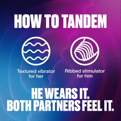 Trojan Tandem Couples Vibrating Ring Perspective: bottom