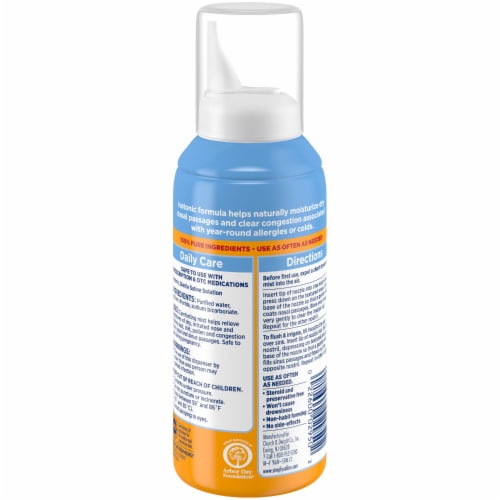 Arm & Hammer Simply Saline Daily Care Instant Relief Nasal Mist for Everyday Congestion Perspective: bottom