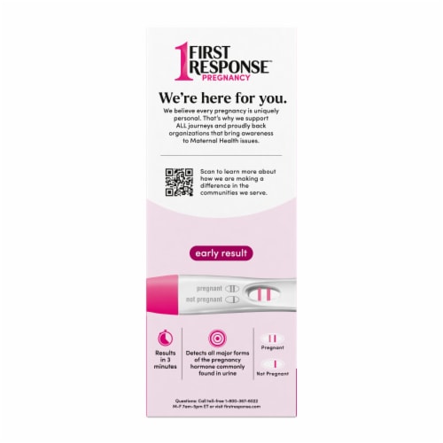 First Response™ Early Result Pregnancy Test Perspective: bottom