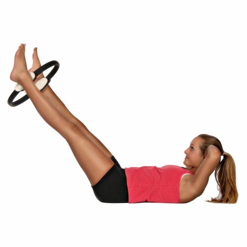 AeroPilates Magic Circle 14.75 In Fitness Ring for Legs Arms and Chest Black 1 Piece Baker s