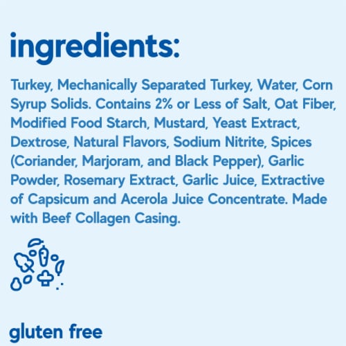 Butterball Fully Cooked Polska Kielbasa Turkey Sausage Perspective: bottom