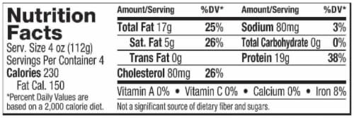 Butterball All Natural 85% Lean/15% Fat Frozen Ground Turkey Roll Perspective: bottom