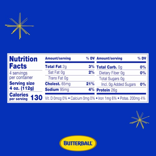 Butterball All Natural Fresh Ground Turkey, 98%/2%, 16oz, 1 Tray Perspective: bottom