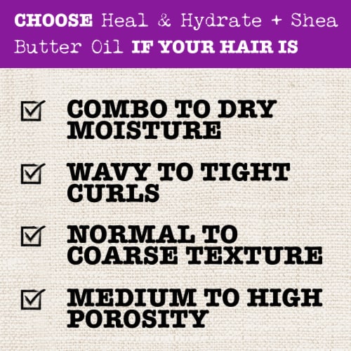 Maui Moisture Heal & Hydrate + Shea Butter Conditioner for Dry, Damaged Curls, Vegan & Silicone-Free Perspective: bottom