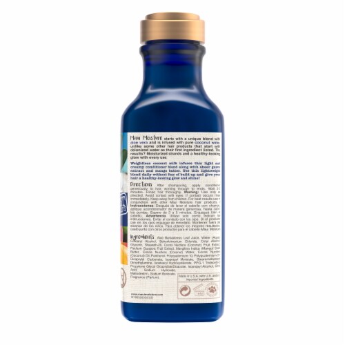 Maui Moisture Nourish & Moisture + Coconut Milk Conditioner to Hydrate and Detangle Curly Hair Vegan Perspective: bottom