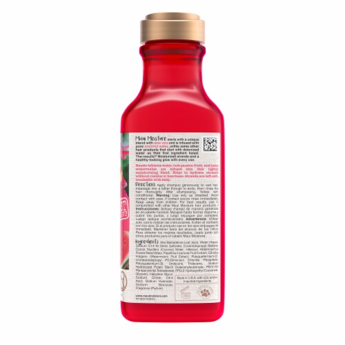 Maui Moisture Lightweight Hydration + Hibiscus Water Shampoo Sulfate-Free Surfactants Perspective: bottom
