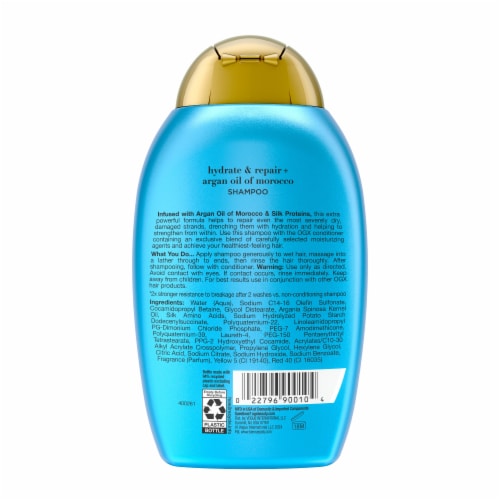 OGX Extra Strength Argan Oil Of Morocco Hydrating Shampoo Perspective: bottom