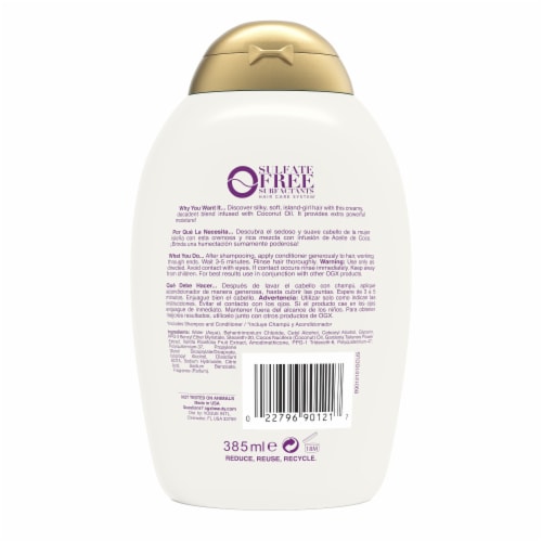 OGX Extra Strength Damage Remedy + Coconut Miracle Oil Conditioner Perspective: bottom