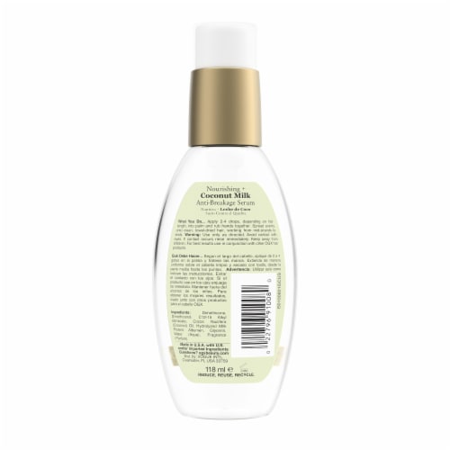 Nourishing + Coconut Milk Anti-Breakage Hair Serum Perspective: bottom